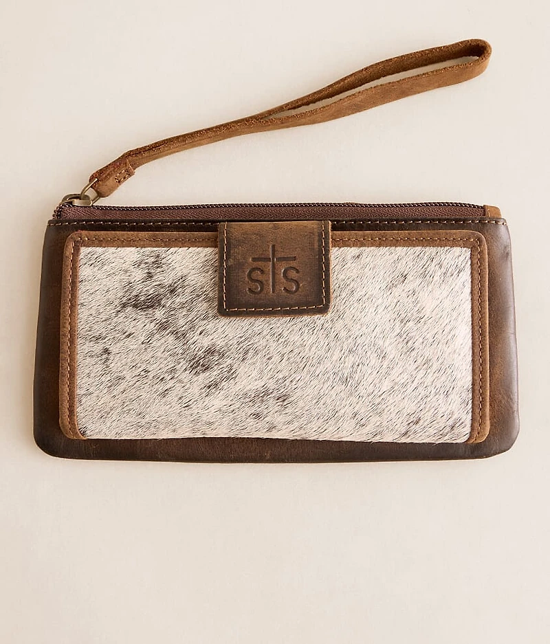 Haley Leather Wristlet Wallet