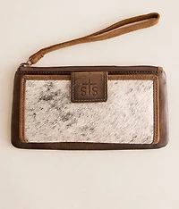 Haley Leather Wristlet Wallet