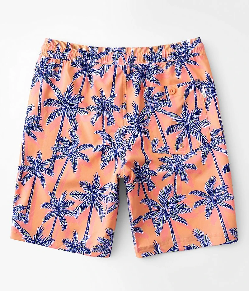 Boys - Palm Tree Stretch Swim Trunks
