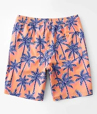 Boys - Palm Tree Stretch Swim Trunks
