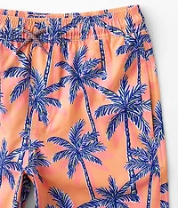 Boys - Palm Tree Stretch Swim Trunks
