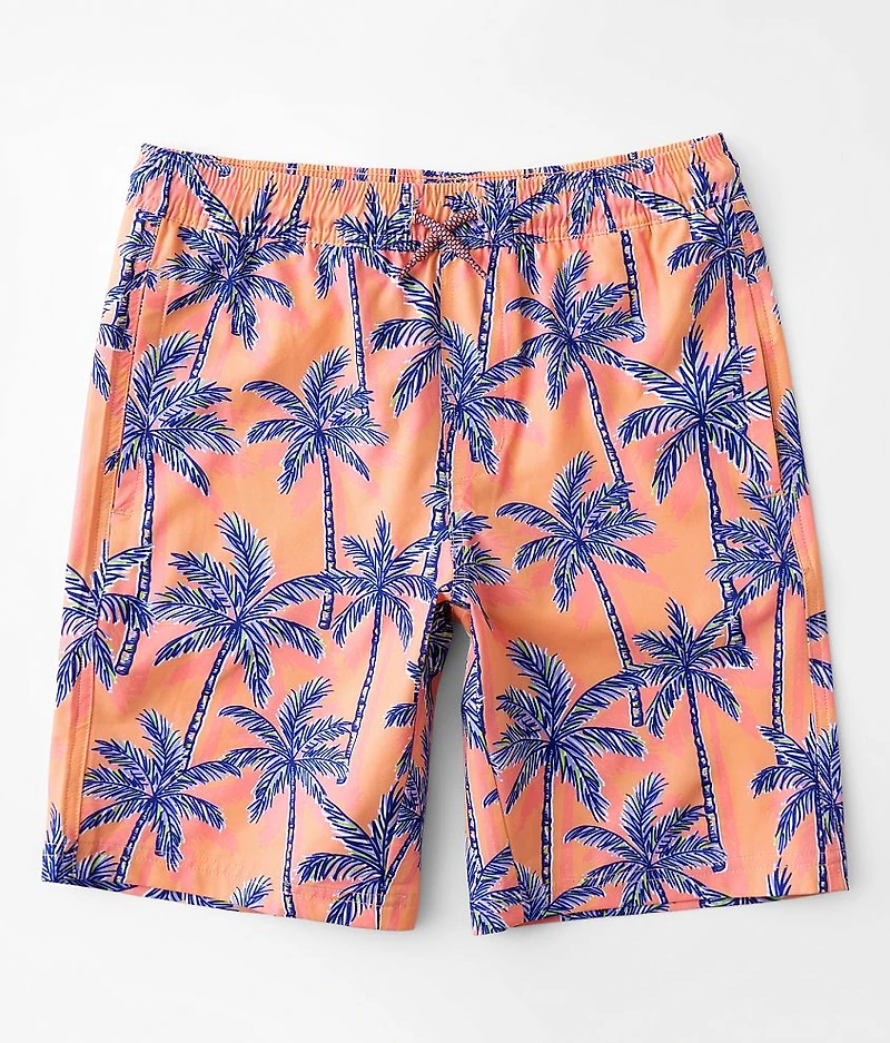 Boys - Palm Tree Stretch Swim Trunks