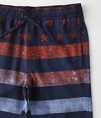 Boys - Stars & Stripes Stretch Swim Trunks