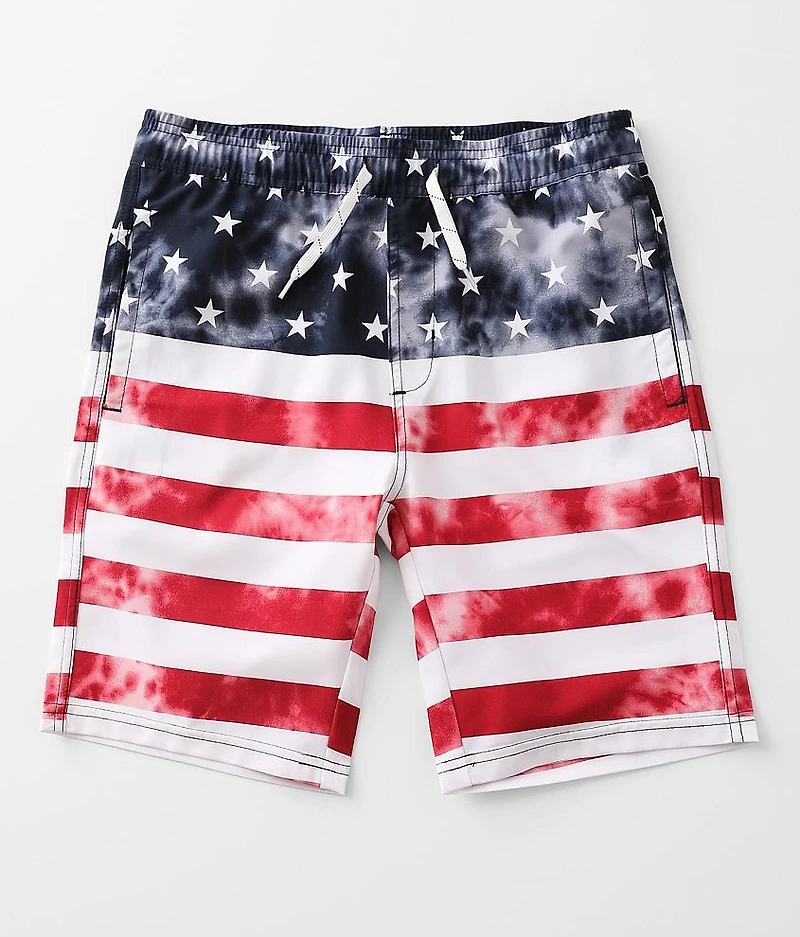 Boys - Flag Boardshort