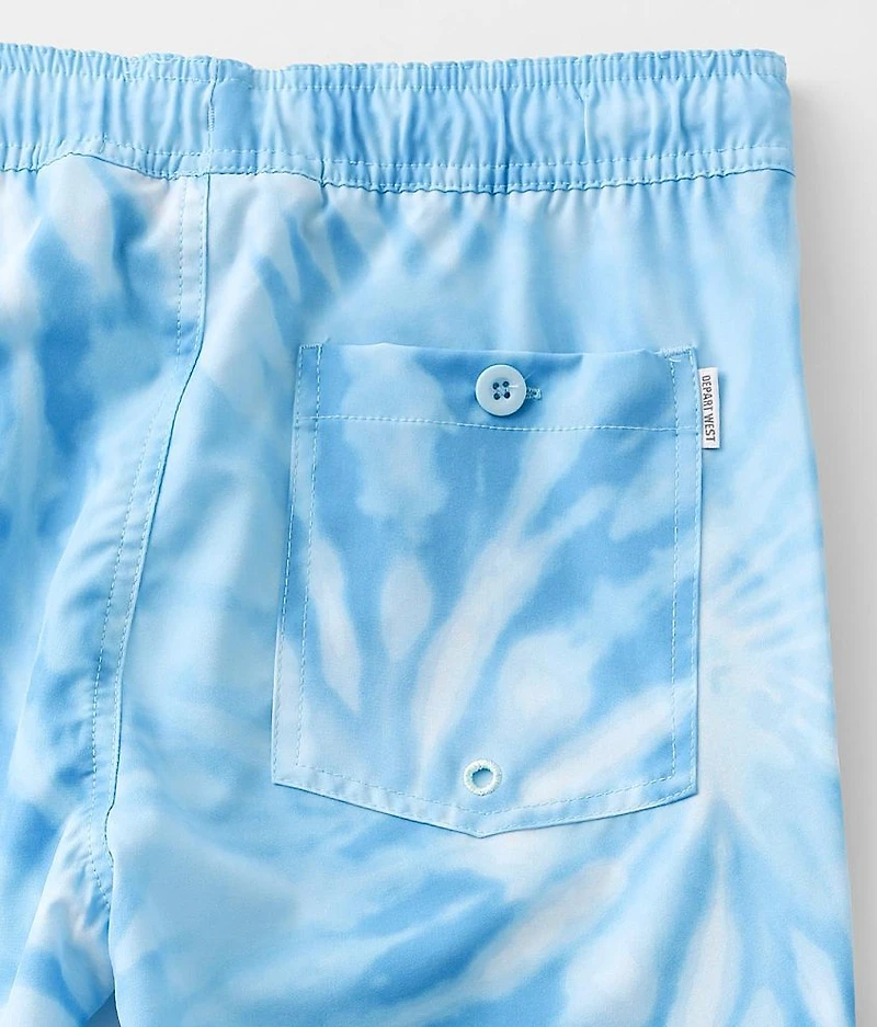 Boys - Tie-Dye Stretch Swim Trunks