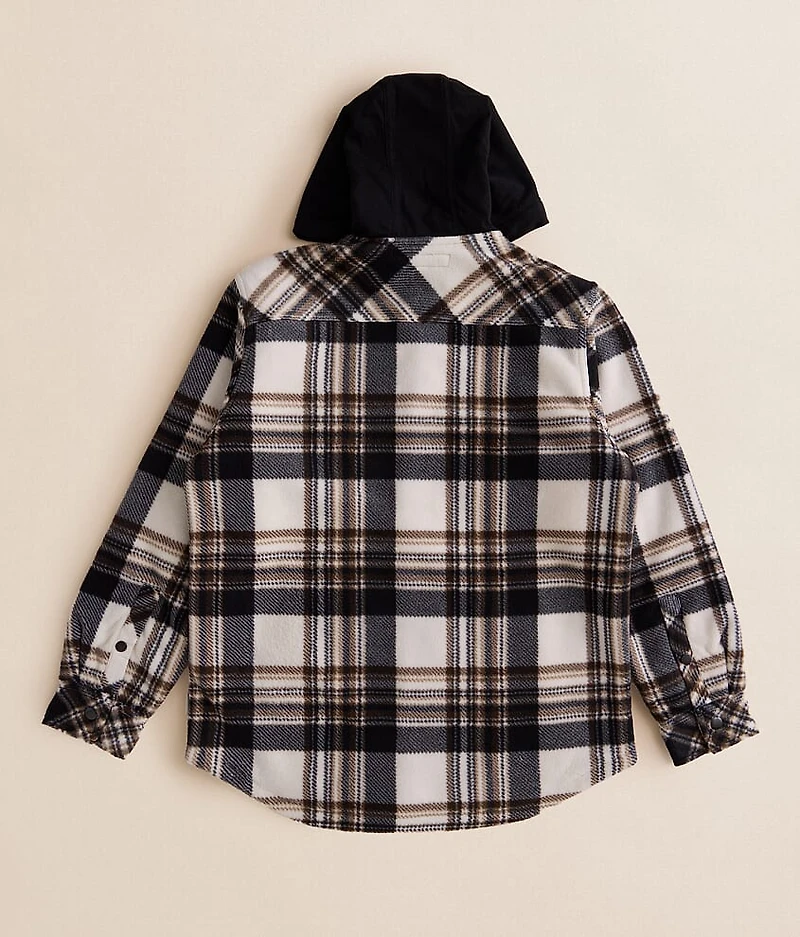 Boys - Flannel Hooded Shacket