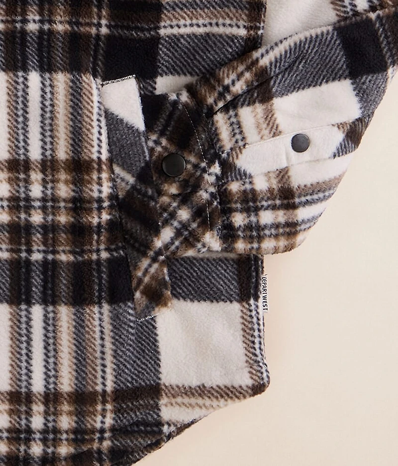 Boys - Flannel Hooded Shacket