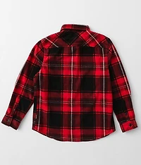 Boys - Fleece Flannel Shirt