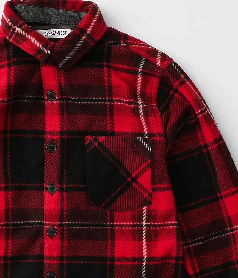 Boys - Fleece Flannel Shirt