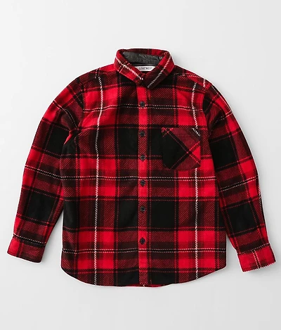 Boys - Fleece Flannel Shirt