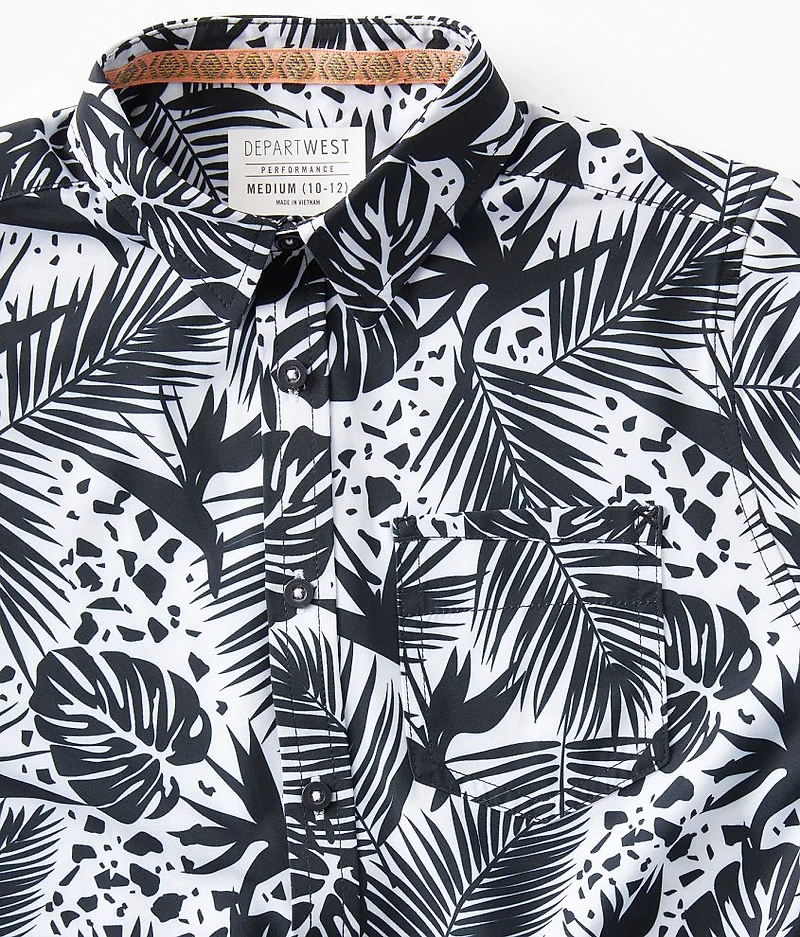 Boys - Tropical Print Performance Shirt