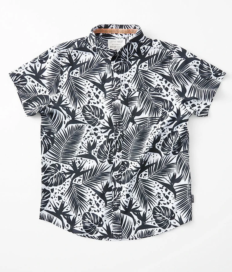 Boys - Tropical Print Performance Shirt