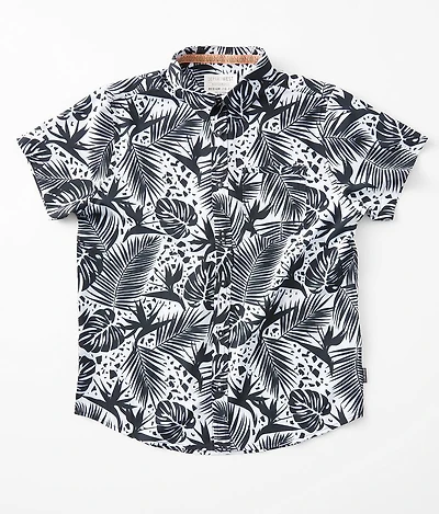 Boys - Tropical Print Performance Shirt