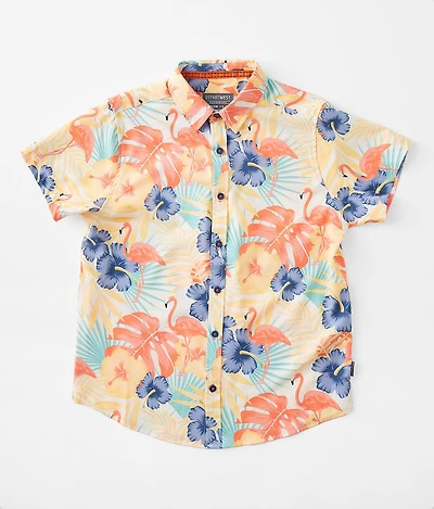 Boys - Tropical Flamingo Performance Shirt