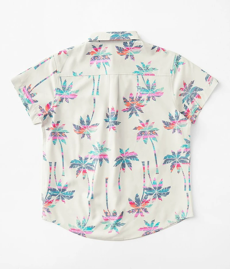 Boys - Palm Tree Performance Stretch Shirt
