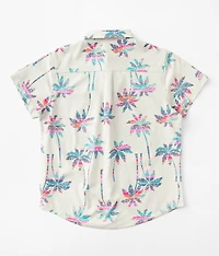 Boys - Palm Tree Performance Stretch Shirt