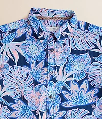 Boys - Tropical Seersucker Performance Shirt