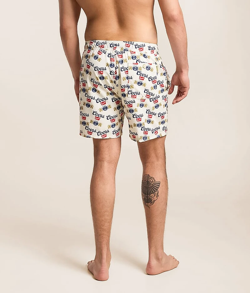 Coors Banquet Seal Stretch Swim Trunks