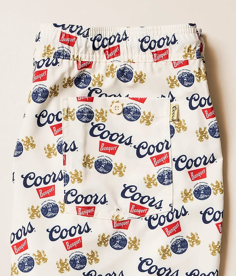 Coors Banquet Seal Stretch Swim Trunks