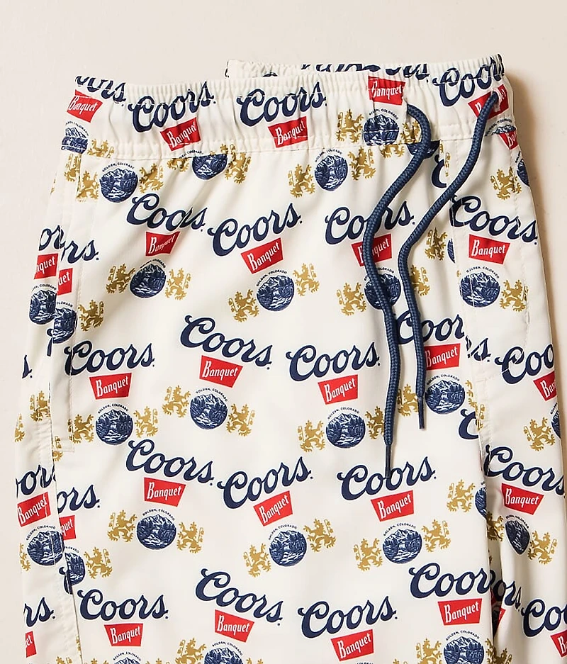 Coors Banquet Seal Stretch Swim Trunks