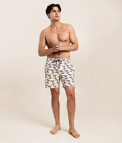 Coors Banquet Seal Stretch Swim Trunks