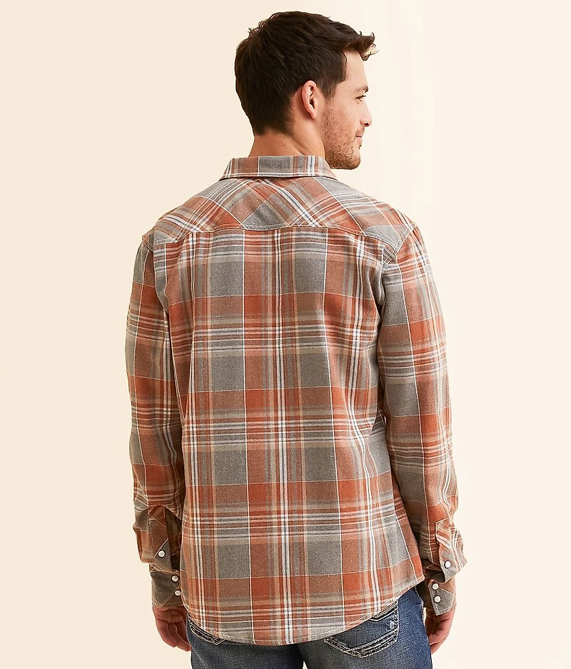 Brushed Plaid Athletic Shirt