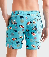 Miller Lite® Patriot Stretch Swim Trunks