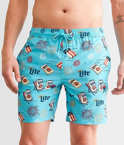 Miller Lite® Patriot Stretch Swim Trunks