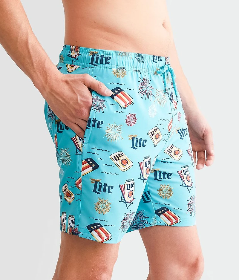 Miller Lite® Patriot Stretch Swim Trunks