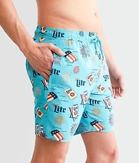 Miller Lite® Patriot Stretch Swim Trunks