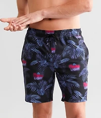 Coors Light® Fronds Stretch Swim Trunks