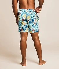 Miller Lite Tropical Stretch Swim Trunks