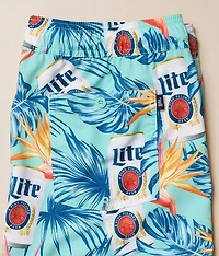 Miller Lite Tropical Stretch Swim Trunks