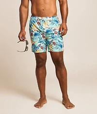 Miller Lite Tropical Stretch Swim Trunks