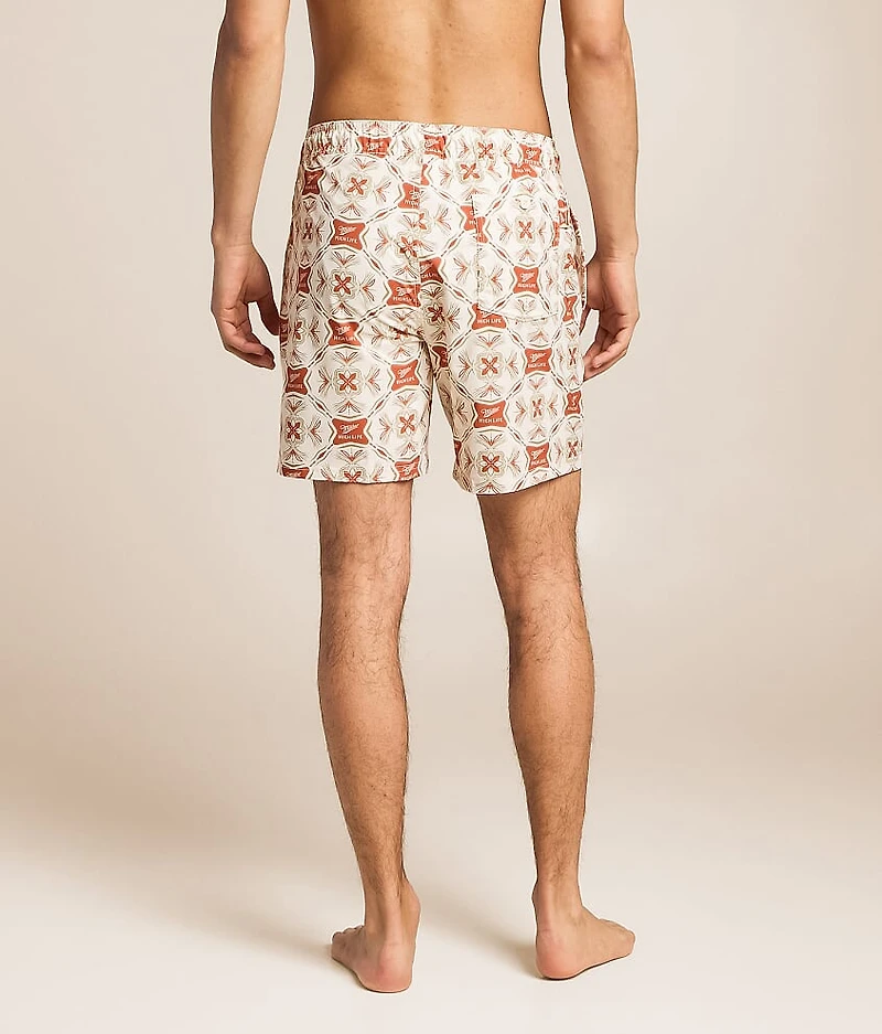 Miller High Life Stretch Swim Trunks