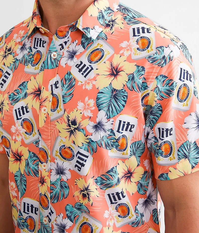 Miller Light® Hibiscus Stretch Shirt