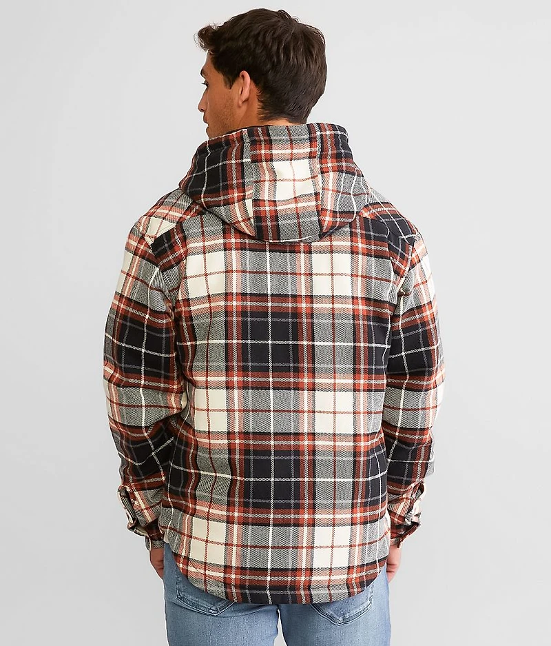 Plaid Hooded Flannel Shacket