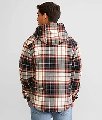 Plaid Hooded Flannel Shacket