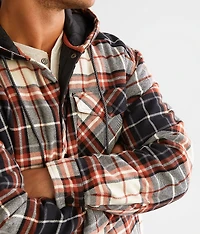 Plaid Hooded Flannel Shacket