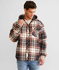 Plaid Hooded Flannel Shacket