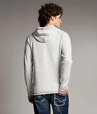 Textured Henley Hoodie