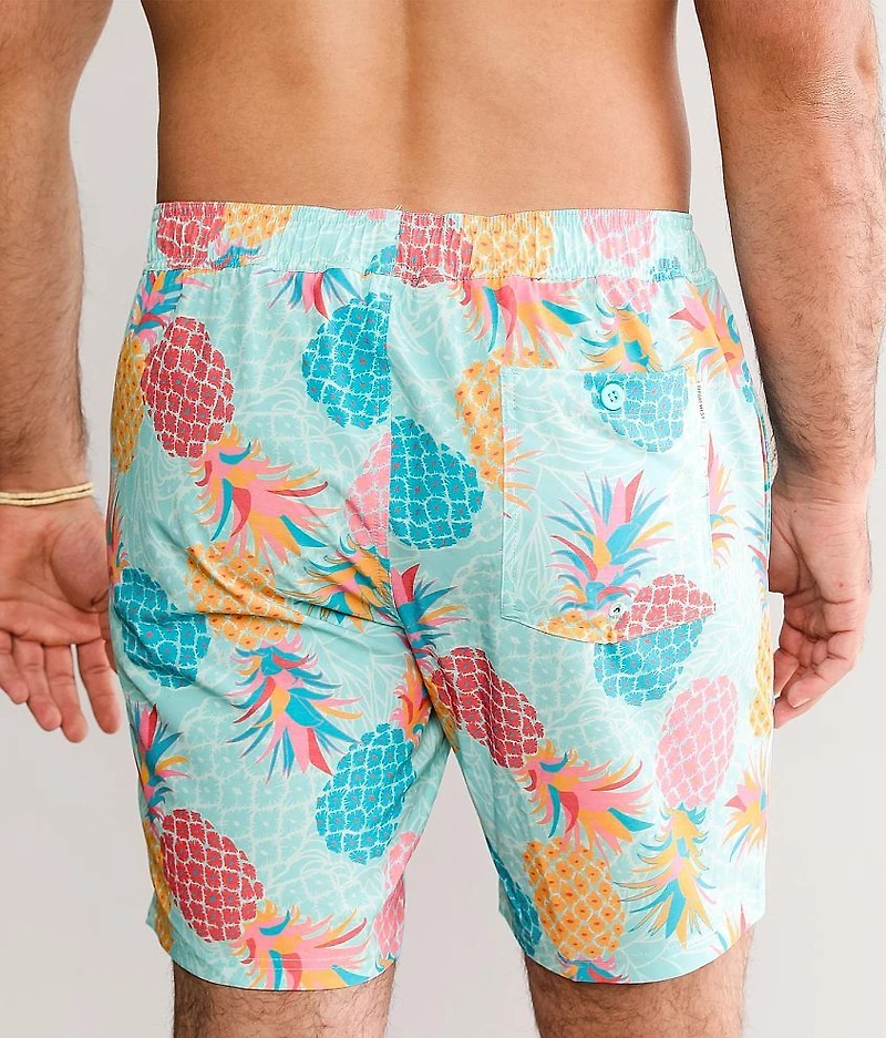 Pineapple Printed Swim Trunks