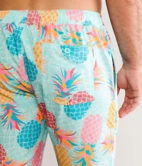 Pineapple Printed Swim Trunks