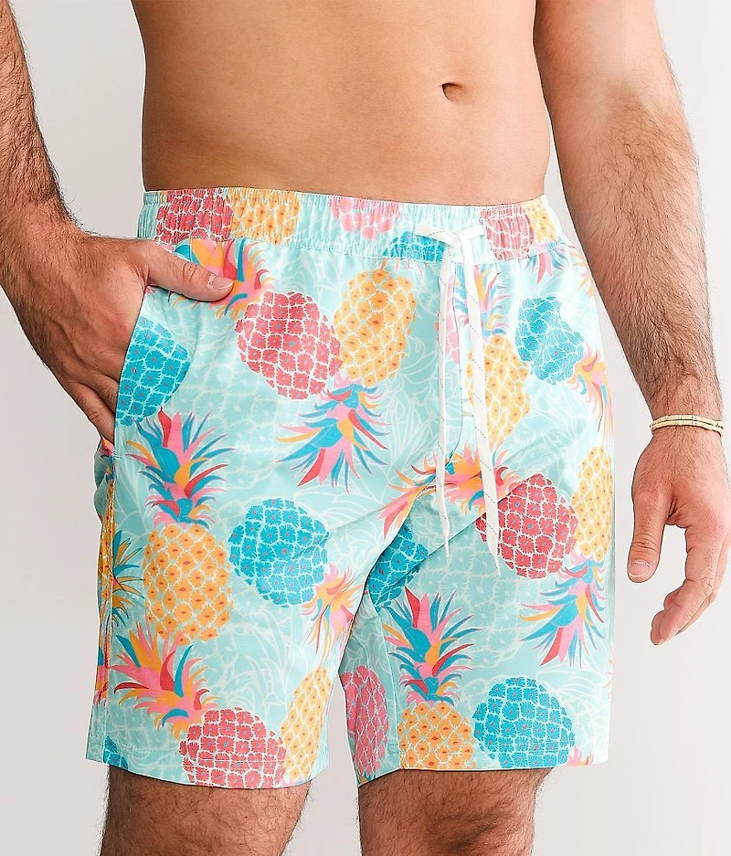 Pineapple Printed Swim Trunks