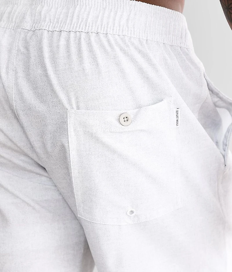 Marled Stretch Swim Trunks