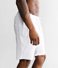 Marled Stretch Swim Trunks