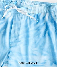 Tie-Dye Stretch Swim Trunks
