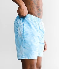 Tie-Dye Stretch Swim Trunks
