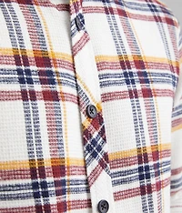 Waffle Plaid Shirt