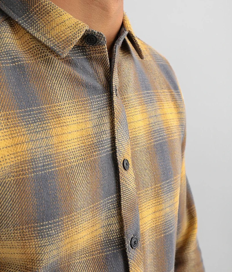 Textured Flannel Shirt